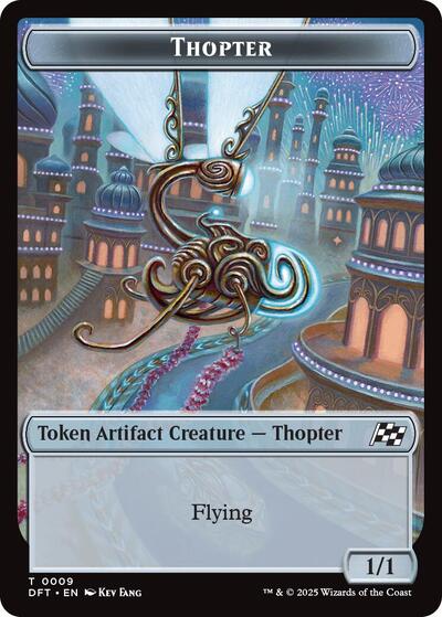 Thopter (0009) // Treasure Double-Sided Token, Aetherdrift