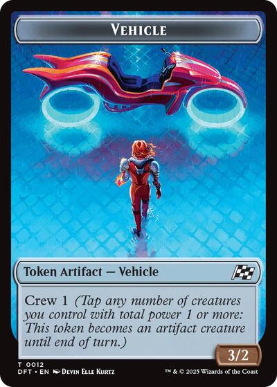 Vehicle // Pilot Double-Sided Token, Aetherdrift