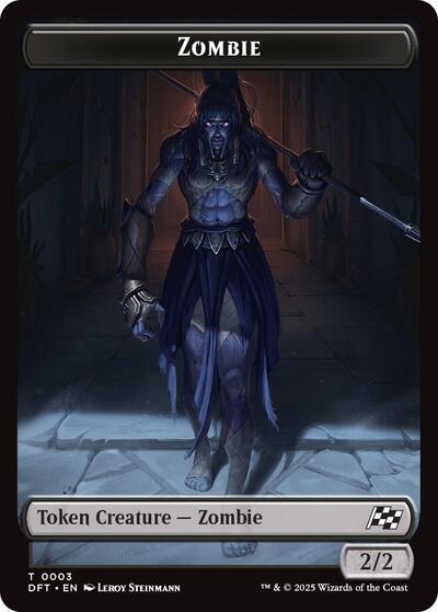 Zombie (0003) // Pilot Double-Sided Token, Aetherdrift