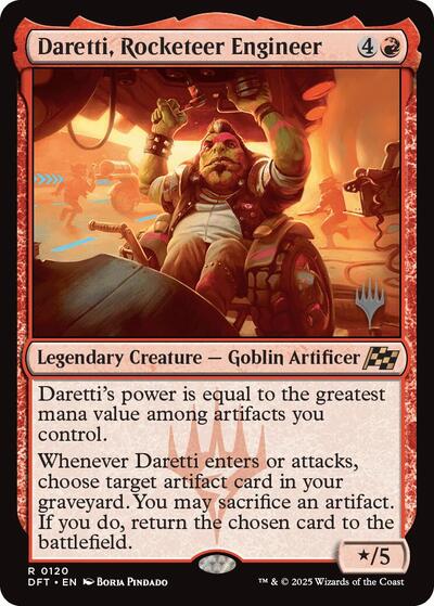 Daretti, Rocketeer Engineer, Promo Pack: Aetherdrift