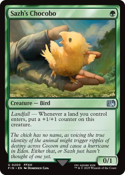 Sazh's Chocobo, FINAL FANTASY