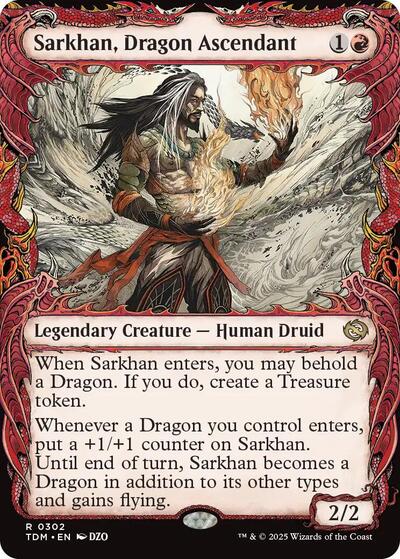 Sarkhan, Dragon Ascendant (0302) (Showcase), Tarkir: Dragonstorm