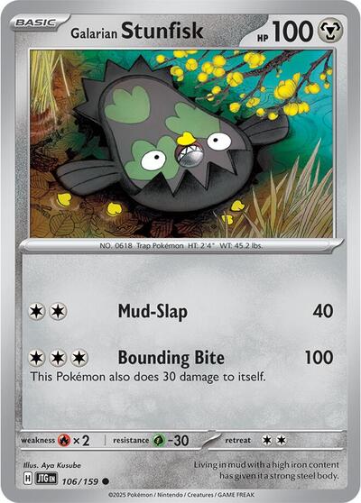 Galarian Stunfisk, SV09: Journey Together