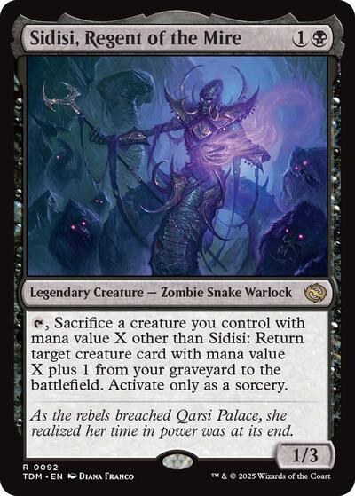 Sidisi, Regent of the Mire, Tarkir: Dragonstorm