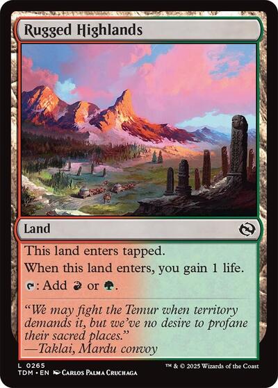 Rugged Highlands, Tarkir: Dragonstorm