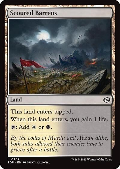 Scoured Barrens, Tarkir: Dragonstorm