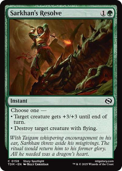 Sarkhan's Resolve, Tarkir: Dragonstorm