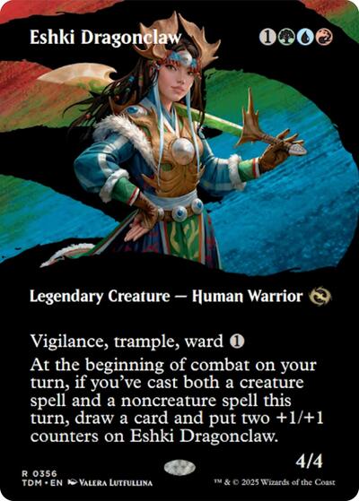 Eshki Dragonclaw (Borderless), Tarkir: Dragonstorm