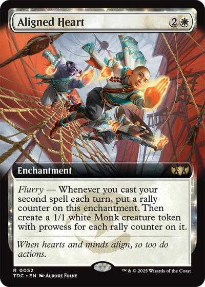 Aligned Heart (Extended Art), Commander: Tarkir: Dragonstorm