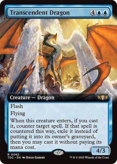 Transcendent Dragon (Extended Art), Commander: Tarkir: Dragonstorm