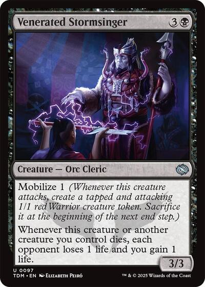 Venerated Stormsinger, Tarkir: Dragonstorm