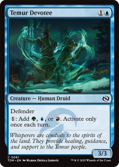 Temur Devotee, Tarkir: Dragonstorm