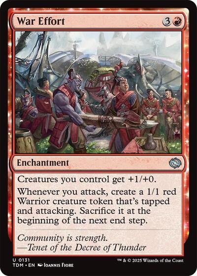 War Effort, Tarkir: Dragonstorm