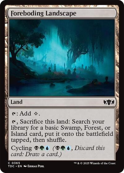 Foreboding Landscape, Commander: Tarkir: Dragonstorm