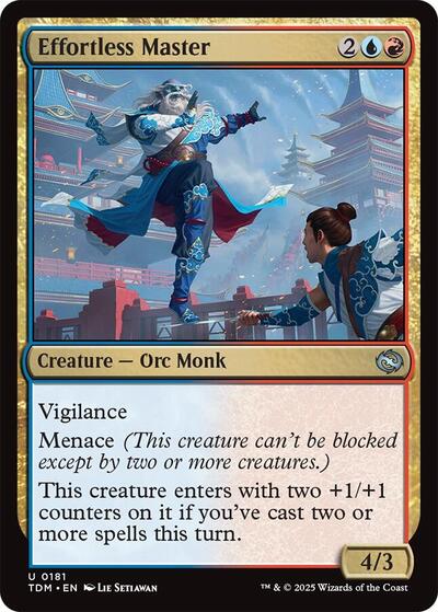 Effortless Master, Tarkir: Dragonstorm