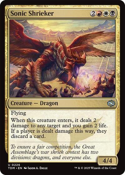 Sonic Shrieker, Tarkir: Dragonstorm