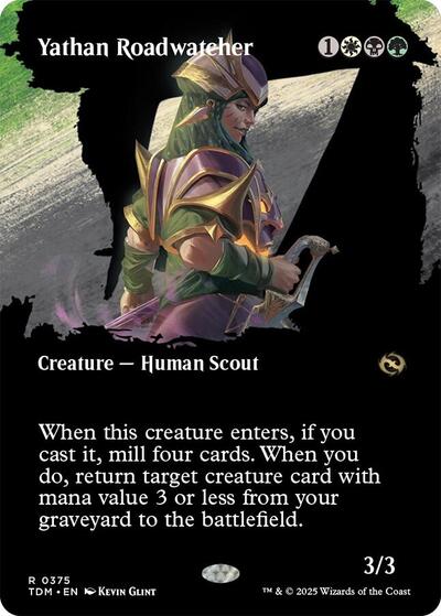 Yathan Roadwatcher (Borderless), Tarkir: Dragonstorm