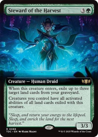 Steward of the Harvest (Extended Art), Commander: Tarkir: Dragonstorm
