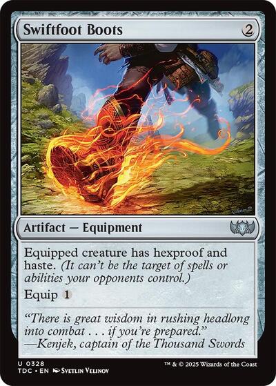 Swiftfoot Boots, Commander: Tarkir: Dragonstorm