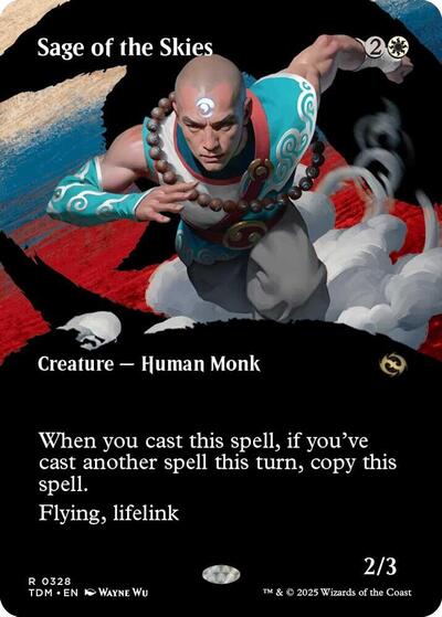 Sage of the Skies (Borderless), Tarkir: Dragonstorm