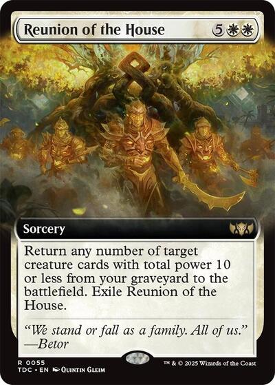 Reunion of the House (Extended Art), Commander: Tarkir: Dragonstorm