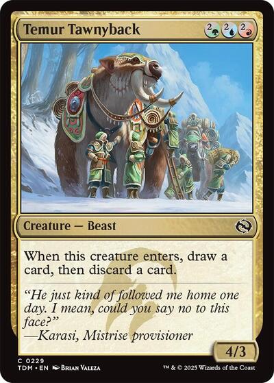 Temur Tawnyback, Tarkir: Dragonstorm