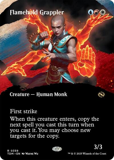Flamehold Grappler (Borderless), Tarkir: Dragonstorm
