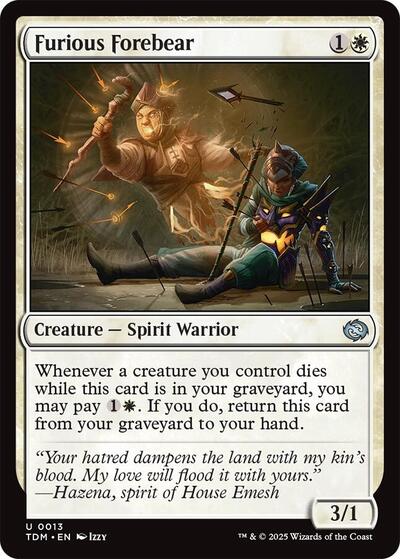 Furious Forebear, Tarkir: Dragonstorm