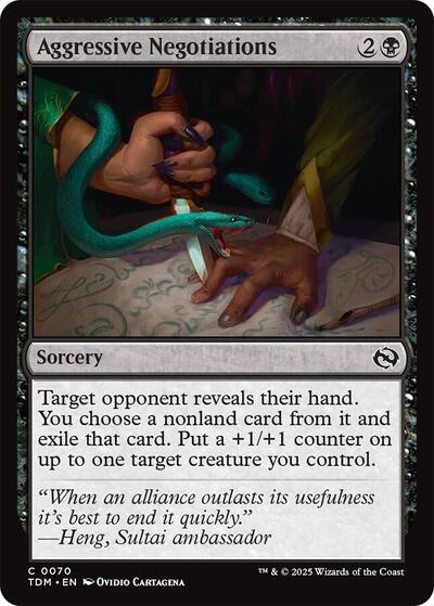 Aggressive Negotiations, Tarkir: Dragonstorm