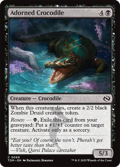 Adorned Crocodile, Tarkir: Dragonstorm
