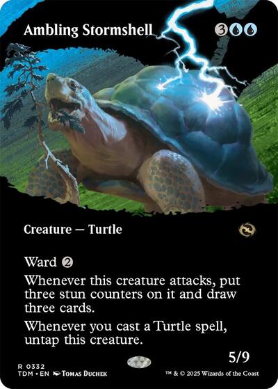 Ambling Stormshell (Borderless), Tarkir: Dragonstorm