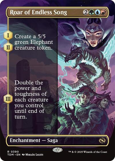 Roar of Endless Song (Borderless), Tarkir: Dragonstorm