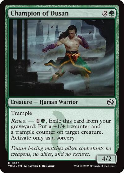Champion of Dusan, Tarkir: Dragonstorm