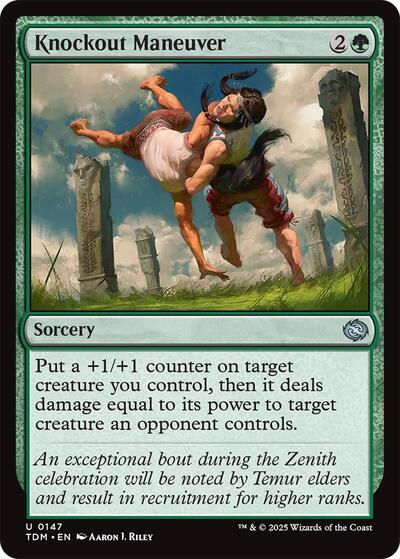 Knockout Maneuver, Tarkir: Dragonstorm