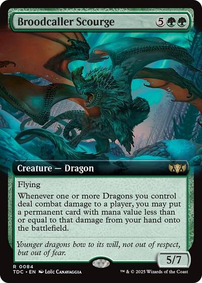 Broodcaller Scourge (Extended Art), Commander: Tarkir: Dragonstorm