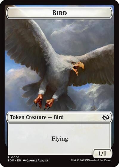 Bird // Monk Double-Sided Token, Tarkir: Dragonstorm