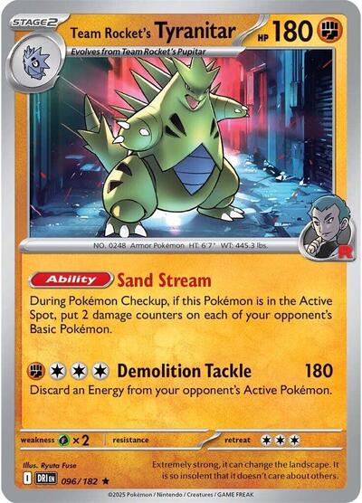 Team Rocket's Tyranitar, SV10: Destined Rivals