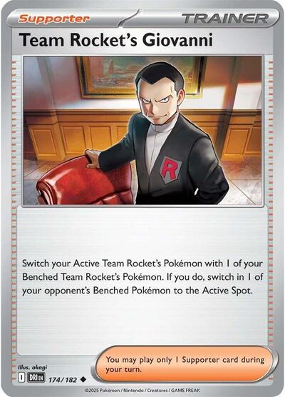 Team Rocket's Giovanni, SV10: Destined Rivals