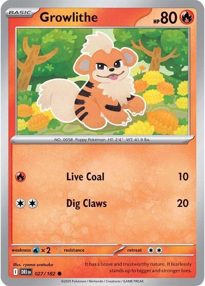 Growlithe, SV10: Destined Rivals