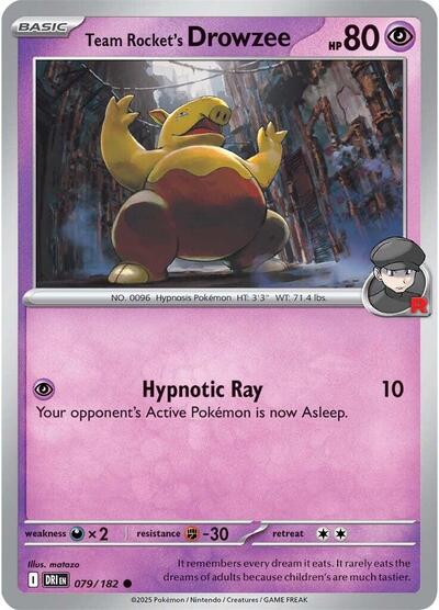 Team Rocket's Drowzee, SV10: Destined Rivals
