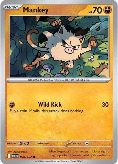 Mankey, SV10: Destined Rivals