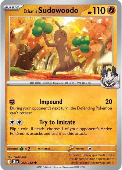 Ethan's Sudowoodo, SV10: Destined Rivals