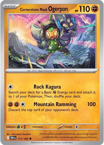 Cornerstone Mask Ogerpon, SV10: Destined Rivals
