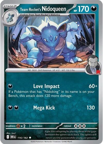 Team Rocket's Nidoqueen, SV10: Destined Rivals