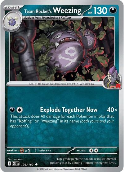 Team Rocket's Weezing, SV10: Destined Rivals