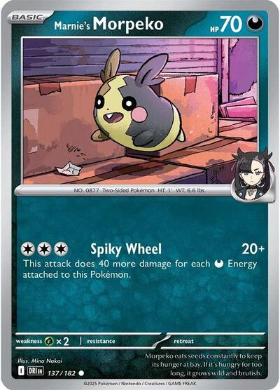 Marnie's Morpeko, SV10: Destined Rivals