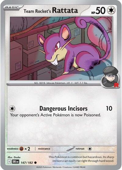 Team Rocket's Rattata, SV10: Destined Rivals