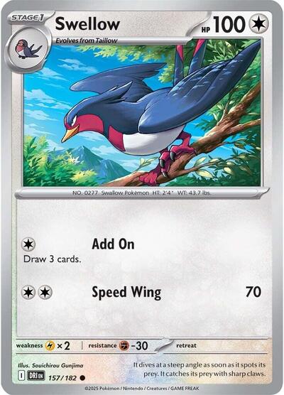 Swellow, SV10: Destined Rivals
