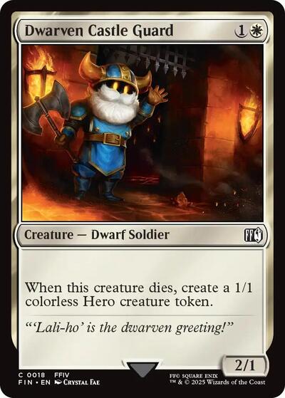 Dwarven Castle Guard, FINAL FANTASY