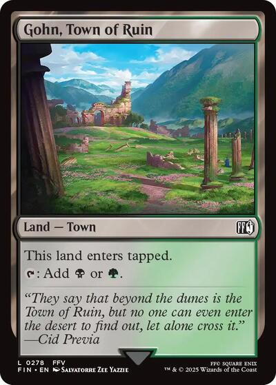 Gohn, Town of Ruin, FINAL FANTASY